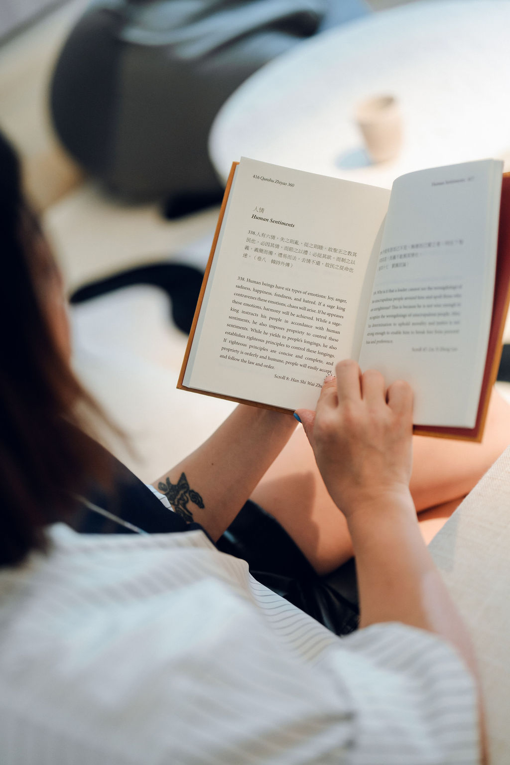Simone reading