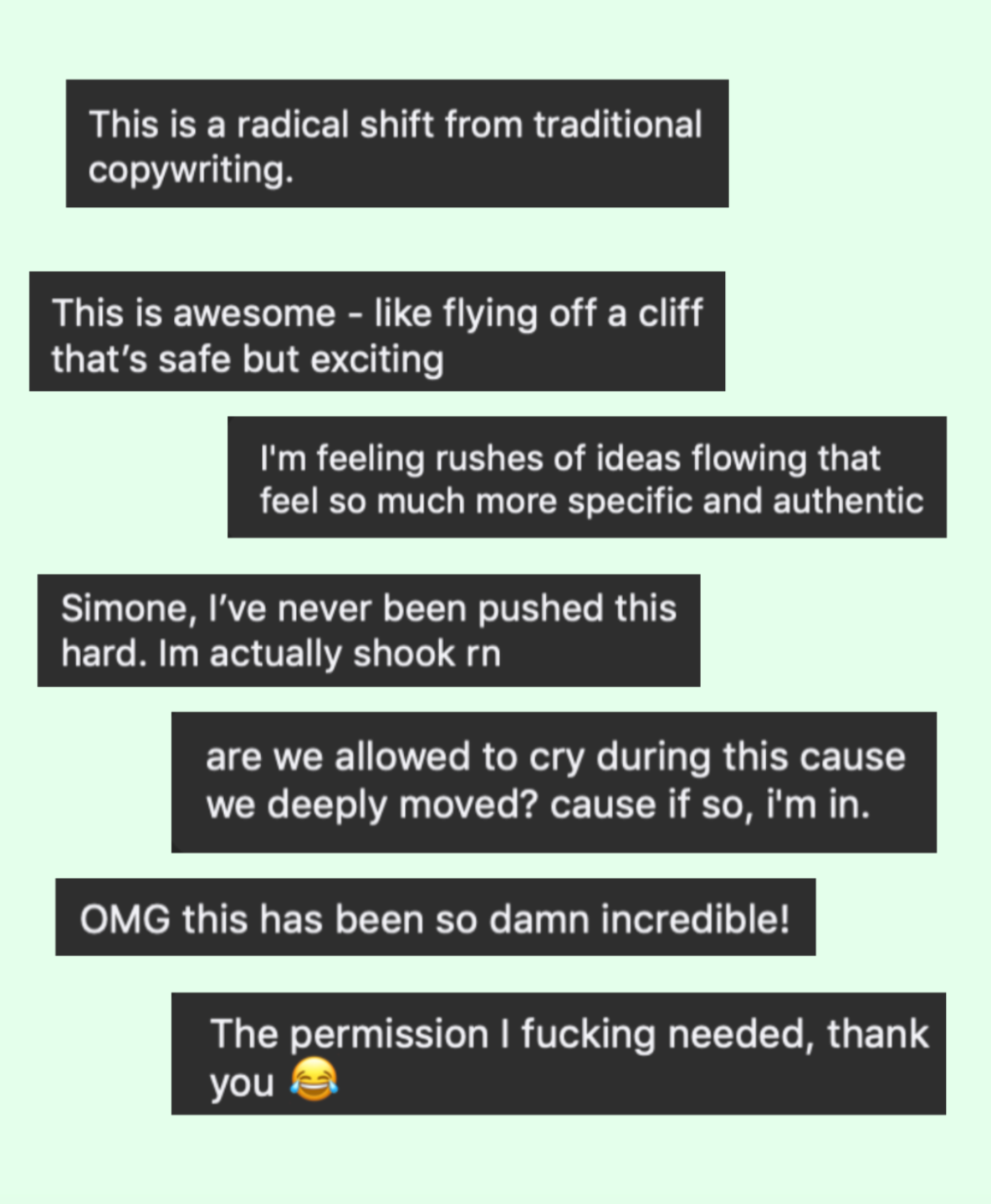 Student praise screenshot 2